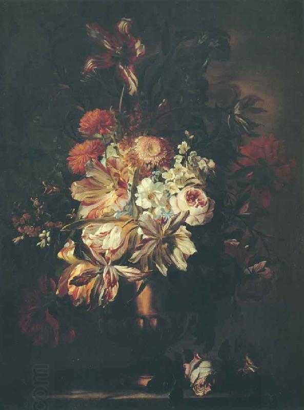 Abraham Brueghel Bouquet de fleurs dans un vase en bronze China oil painting art